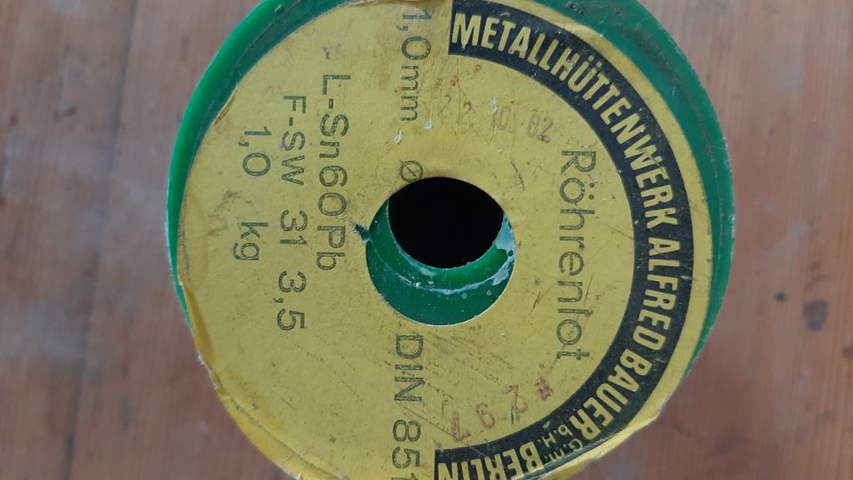 Röhrenlot 1 mm in Glauburg