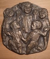 Joseph Krautwald - "Kinder Reigen" - Bronze-Wandrelief Nordrhein-Westfalen - Geseke Vorschau