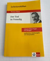 Der Tod in Venedig - Lektürenhilfe Klett Rheinland-Pfalz - Kuhardt Vorschau