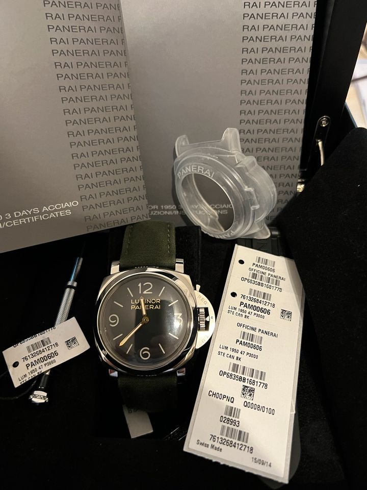 Panerai Luminor Marina 1950 Acciacio neu in Mutlangen