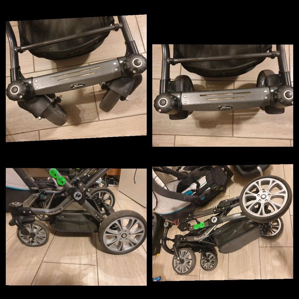 Kinderwagen von Hartan mit vielen Zubehör in Solingen