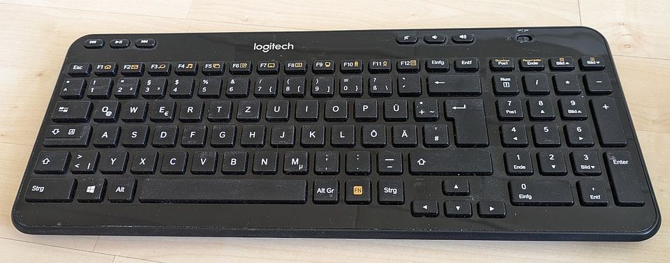 Kabellose Tastatur Logitech K360 mit USB-Unifying-Empfänger in Calberlah