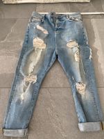 Ripped Carrot Fit denim Jeans Asos Design Hose blau Köln - Chorweiler Vorschau