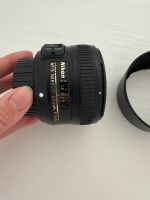 NIKON Objektiv AF-S NIKKOR 50 MM/1,8 G zu verkaufen Baden-Württemberg - Mötzingen Vorschau