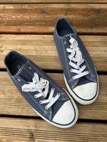 Stoffschuh, Gr. 40, blau Frankfurt am Main - Nieder-Eschbach Vorschau
