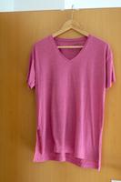 Longshirt ESPRIT Shirt Rose V-Ausschnitt Kurzarm 38/40 M Pink München - Pasing-Obermenzing Vorschau