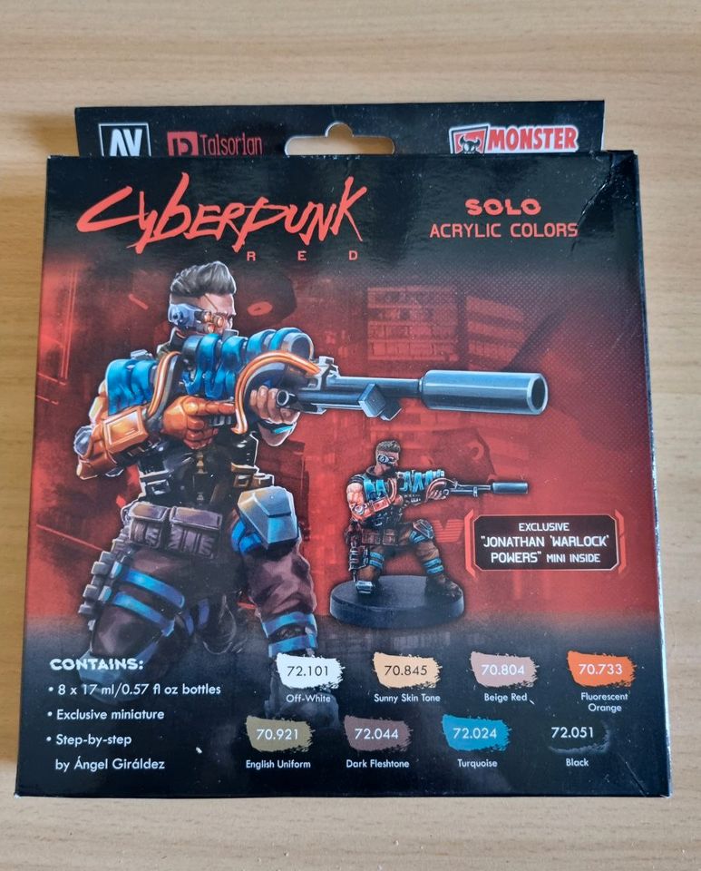 Ich verkaufe einen Satz Vallejo CyberPunk RED in Alfeld (Leine)