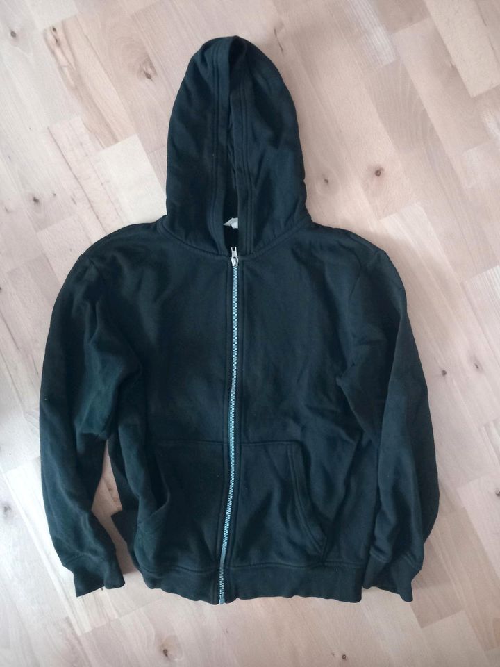 Sweatjacke, schwarz, h&m, Gr 146/152 in Stuttgart