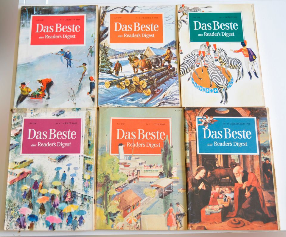 Magazin "Das Beste" von Reader's Digest '59, '62 - '65 in Karlsruhe