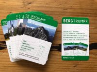 Kartenspiel Berge - Trumpf Quartett - neu Bayern - Bergen Vorschau