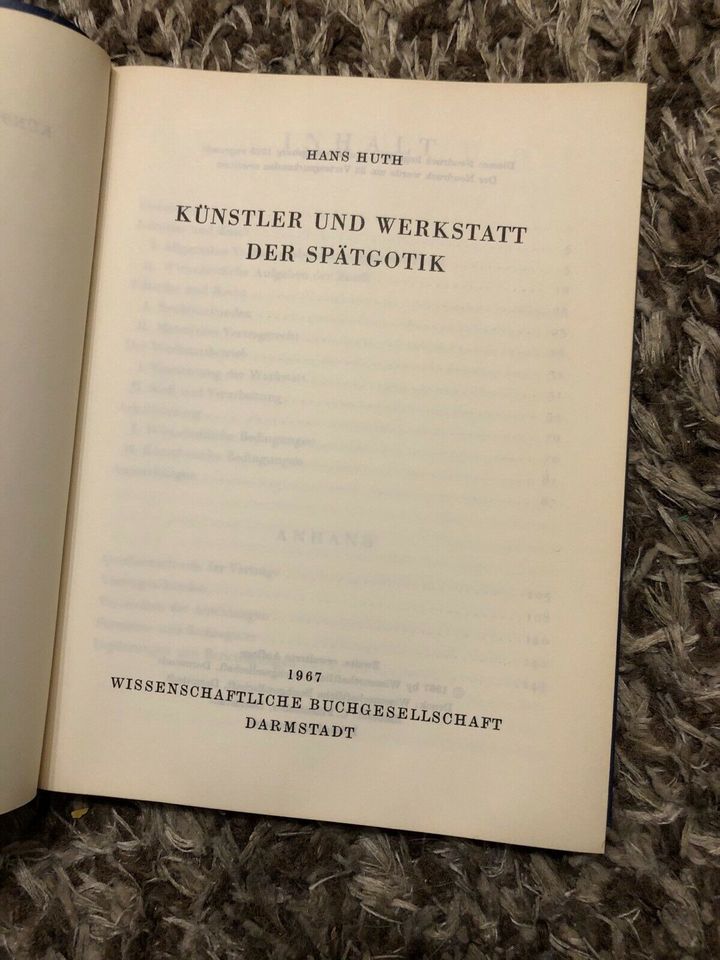 Hans Huth Künstler und Werkstatt der Spätgotik in Seedorf