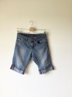 Zara Jeans Short Bermuda Hose kurz Sommer blau rosa pink 164 XS Bayern - Ustersbach Vorschau