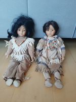 2x Indianer Puppe Sammelpuppe Handarbeit Vintage Dolls 45 cm Hessen - Taunusstein Vorschau
