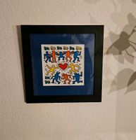 Bild, Druck mit Holzrahmen von Keith Haring Hessen - Kronberg im Taunus Vorschau