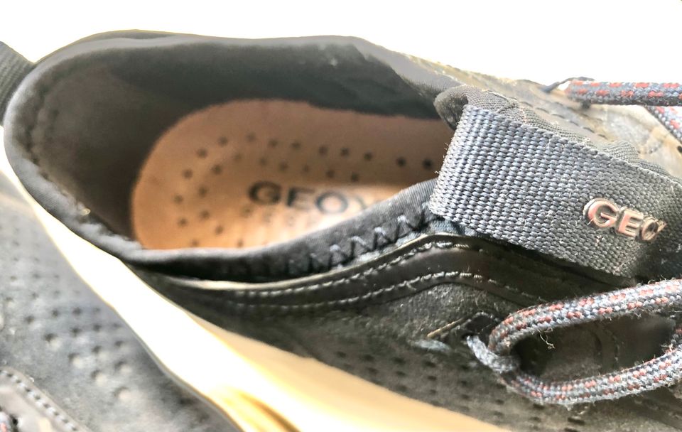 GEOX respira 2 fit Lederschuhe, dunkelblau top zustand in Hamburg