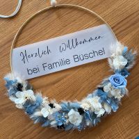 Trockenblumen Kranz -Türkranz- personalisiert- Geschenk Hessen - Gemünden Vorschau