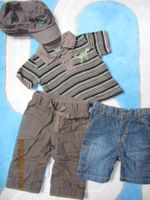 NEU VERBAUDET 4 Teile Baby 68 kurze Hose Shirt Shorts Mütze Jeans Stuttgart - Stuttgart-Süd Vorschau