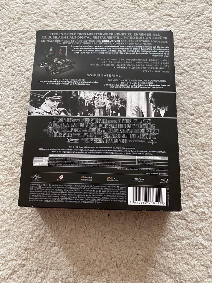 Schindlers Liste Collector’s Edition Blu-Ray & DVD Spielberg in Kelheim