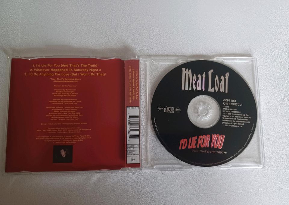 Meat Loaf   i'd lie for you maxi CD in Herten