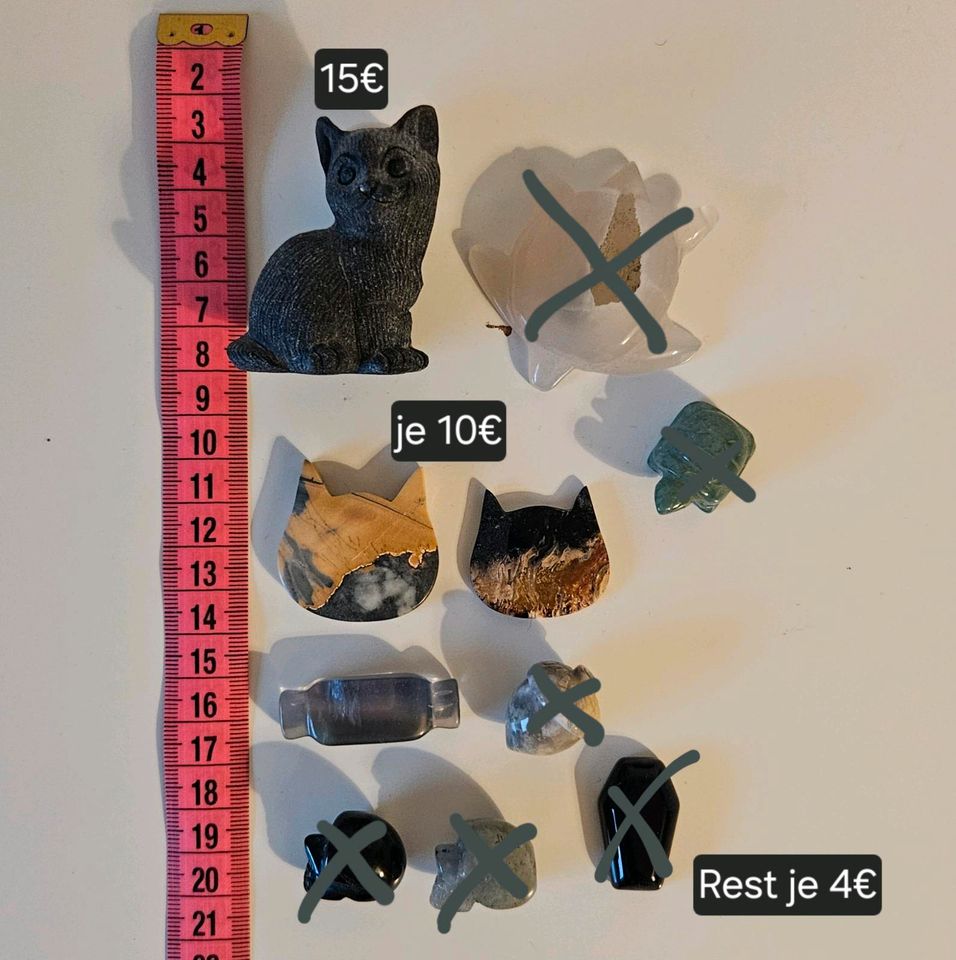 Diverse Kristalle, Edelsteine, Mineralien in Chemnitz