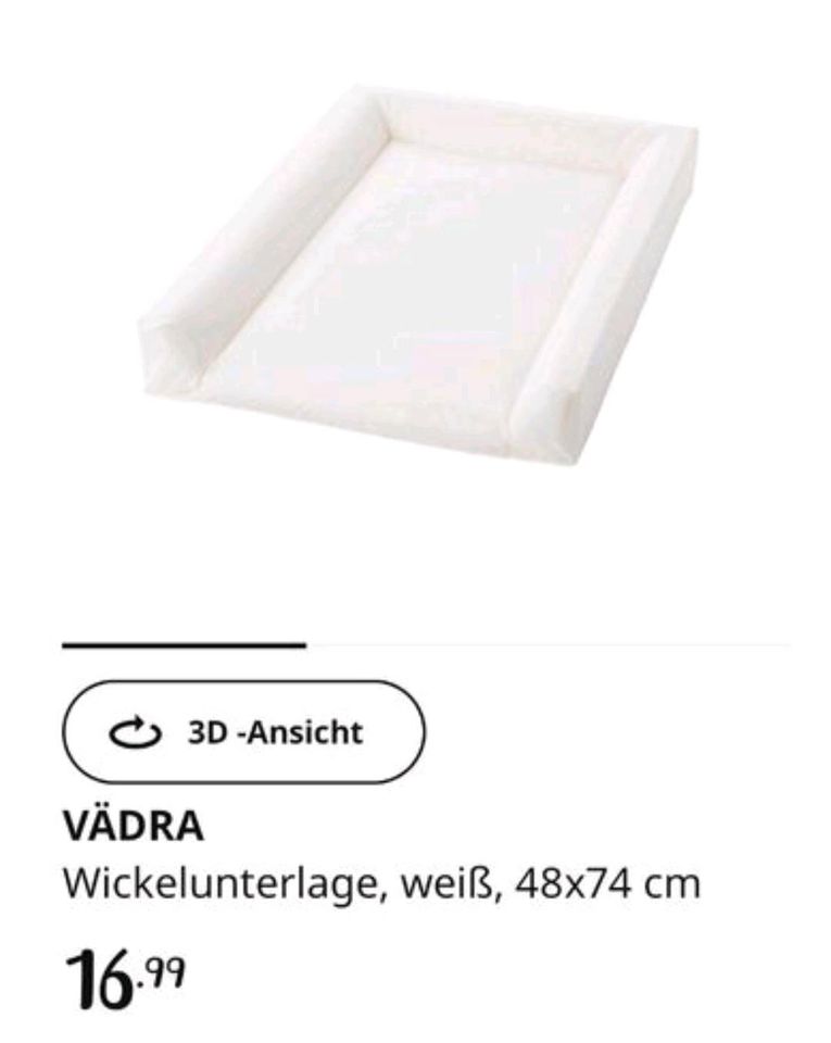 Wickelauflage mit Bezügen in Herne