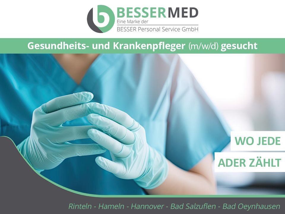 [03] Gesundheits- und Krankenpfleger (m/w/d) in Teilzeit in Hannover