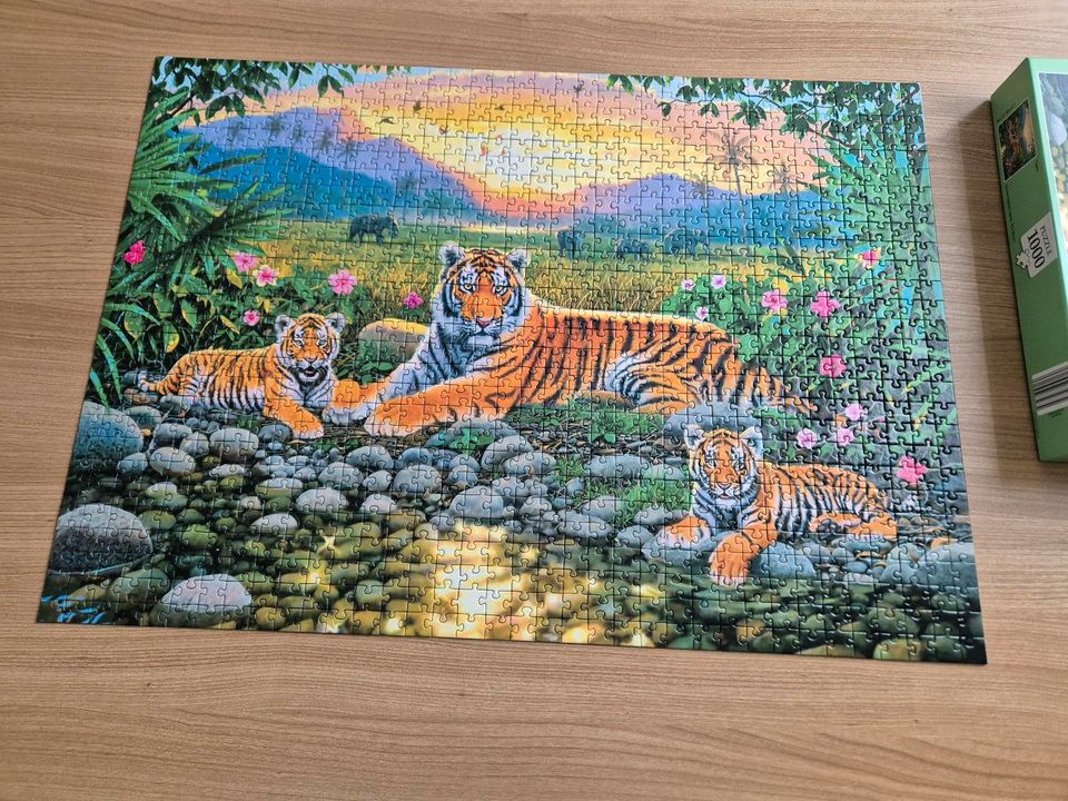 Puzzle 1000 Teile  Tiger in Melle