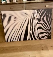 Ikea Leinwand Bild Zebra schwarz weiß Niedersachsen - Papenburg Vorschau