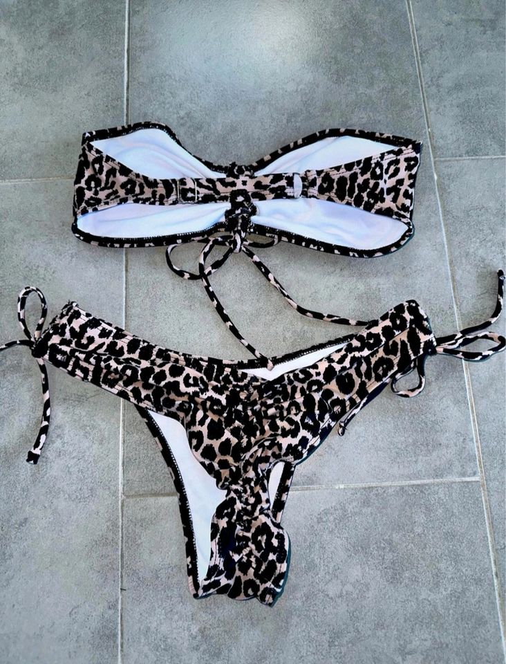 Bandeau Bikini Leoprint in Lüdenscheid