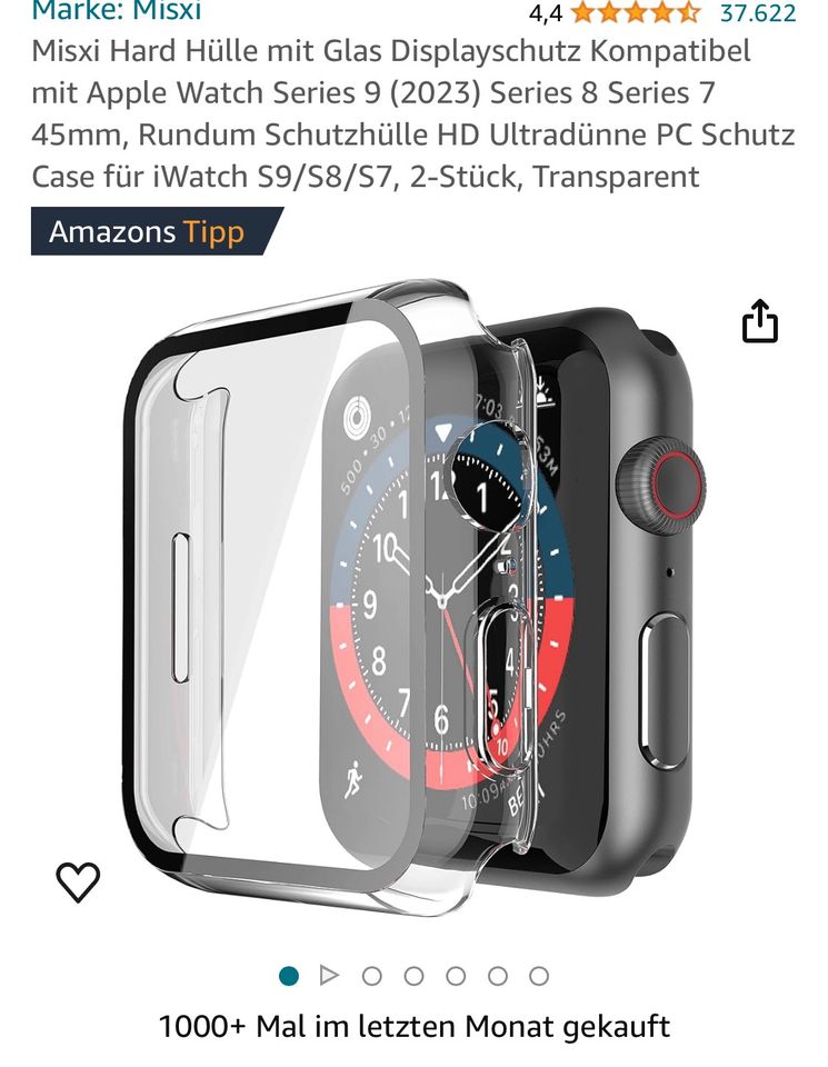 Apple Watch Series 6 44m Space gray Aluminium case cellular in Jugenheim in Rheinhessen