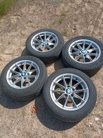 Original BMW Alufelgen V-Speiche 360 mit Sommerreifen 205/55 R16 Niedersachsen - Steyerberg Vorschau