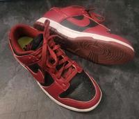 Orig. NIKE Dunk low rot/schwarz Gr. 38.5 Niedersachsen - Schüttorf Vorschau