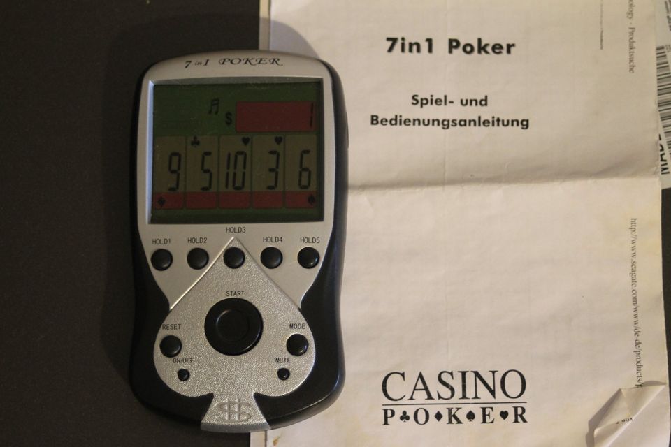 Casino Poker 7 in 1 Vintage Spielecomputer in Rosenheim