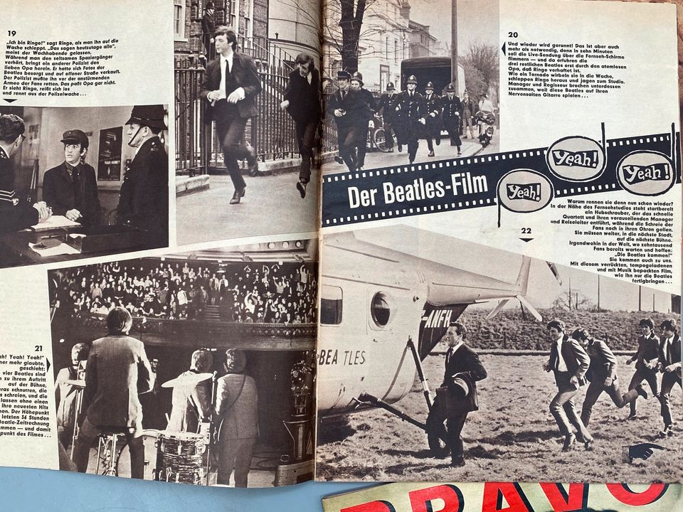 4x BRAVO FERNSEHPROGRAMM JUGENDMAGAZIN 1964 BEATLES LEX BARKER GI in Berlin