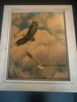 Die letzten Adler, Gemälde: Till Bengt Berg und Bruno Liljefors Wandsbek - Hamburg Wellingsbüttel Vorschau