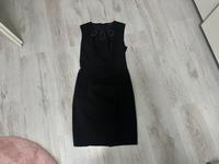 Mittellanges Schwarzes Kleid Orsay Gr. S mit Cutouts Strass Niedersachsen - Bösel Vorschau