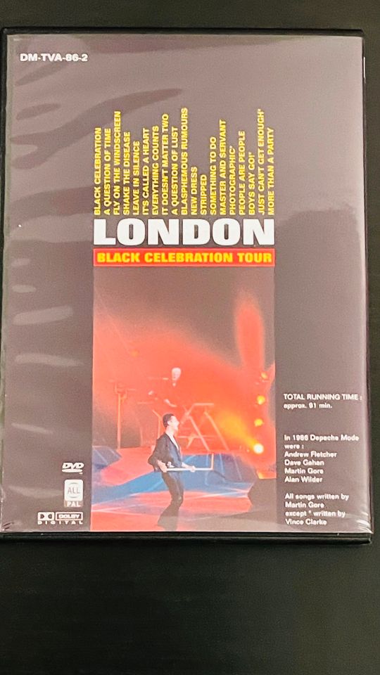 Depeche Mode – Television Archives Black Celebration Tour Era in Halle