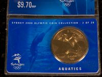 2000 Sydney Olympics Olympiade Aquatics $5 Düsseldorf - Lichtenbroich Vorschau