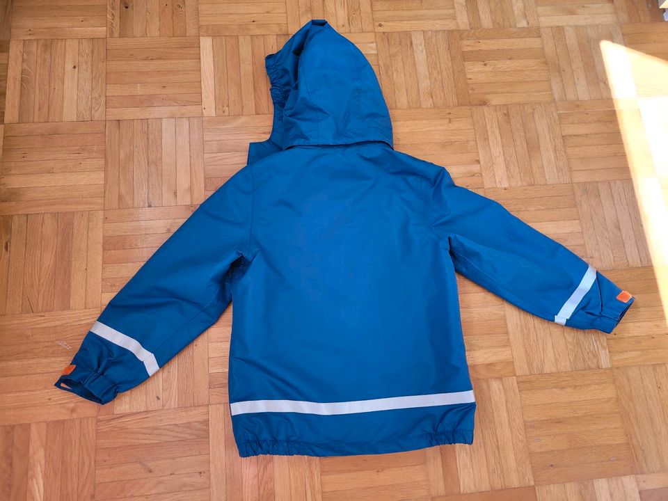 Größe 110/116, Regenjacke TCM Tchibo, blau orange in Rauenberg