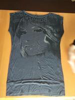 T-Shirt long mit Print Madonna grau Größe M Bayern - Rötz Vorschau