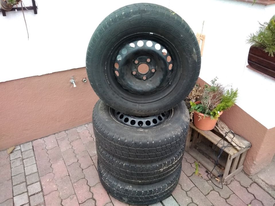 4x Sommerkompletträder VW T5 u. T6 16 Zoll 215/65R16C * 6,5-7mm * in Kahl am Main