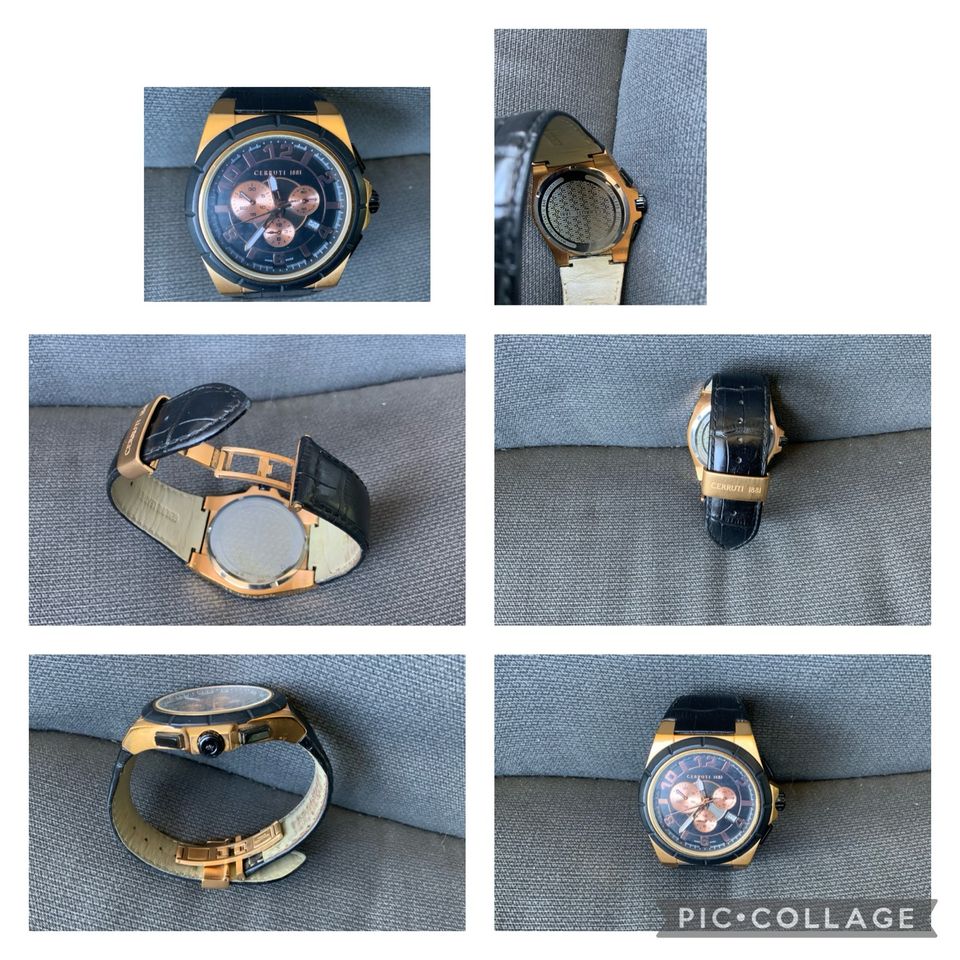 Cerruti 1881 Chromogrph Armband Uhr wasserdicht Herren LP.359€ in Duisburg