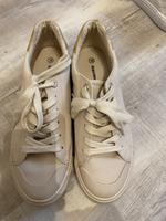 Damen Sneaker Turnschuhe Graceland Gr. 39 beige gold Brandenburg - Wendisch Rietz Vorschau
