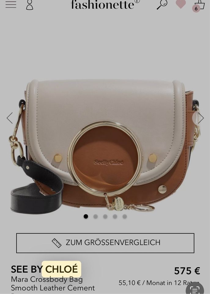 SEE BY CHLOE HANDTASCHE MARA TOP ZUSTAND in Marl