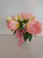 5 Kunstblumen rosa Pfingstrosen Glasvase Kugel Nordrhein-Westfalen - Sankt Augustin Vorschau