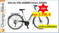 Pedelec Velo de Ville AEB890 Smart - statt UVP 3.999,- € - Wave 28“, Bosch Perf.CX 625Wh, 12 Gang Shimano XT, City, Trekking „OrangeBikeConcept Karlsruhe E-Bike Elektro Fahrrad" 6346 Baden-Württemberg - Karlsruhe Vorschau