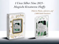 1 Unze Silber Niue 2023 Magische Kreaturen Fluffy Harry Potter Niedersachsen - Wittingen Vorschau