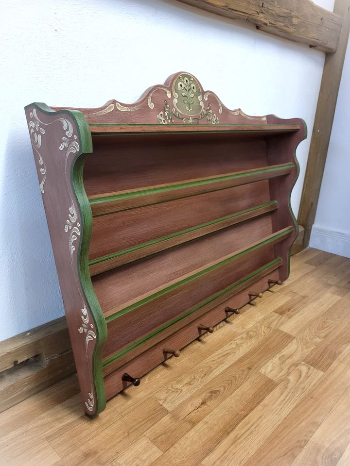 Voglauer 1800 rosa Tellerregal Regal Wandboard Küche shabby 299€* in Fulda