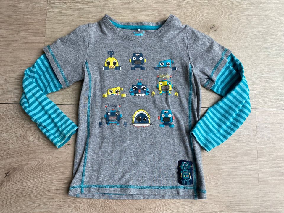 Langarmshirt Roboter von name it, Gr. 110/116 in Lohmar