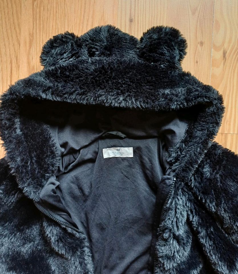 Teddyjacke Kuscheljacke Plüschjacke H&M Gr. 170 in Marschacht